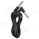 6.5mm Jack Electric Guitar / Bass Instrument Cable - Black (3m)