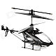 Rechargeable 3-CH Move Motion IR R/C Helicopter w/ Gyroscope - Black + Silver