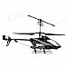 Rechargeable 3-CH Move Motion IR R/C Helicopter w/ Gyroscope - Black + Silver