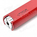 Strip Shaped Stainless Steel Butane Lighter - Red