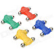 Mini Magnetic Toy Car with Metal Ball Wheels (4-Piece Pack)