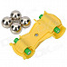 Mini Magnetic Toy Car with Metal Ball Wheels (4-Piece Pack)
