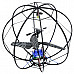 3.5-CH Infrared R/C Flying Ball Frame w/ Gyro - Black (6 x AA)