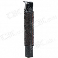 Mini Cylinder Shape Butane Gas Lighter - Black