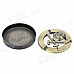 Cool Round Pirate Pattern Metal Cigarette Ashtray - Bronze + Black