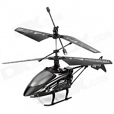 Iphone/Ipod Touch/Ipad Controlled Rechargeable 4-CH R/C Helicopter - Black