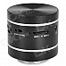 Portable Mini MP3 Vibration Speaker w/ FM / USB / TF / Remote Controller - Black