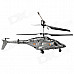 Iphone/Ipod Touch/Ipad/Android Phones Controlled Rechargeable 3.5-CH R/C Helicopter - Silver Grey