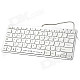 DoMiSo Creative 78-Key Music Symphony Computer Keyboard with Software USB Disk - White