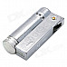 Stylish Torch Style Fuel Lighter - Silver