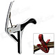 Aluminum Alloy Capo for 6-String Guitar - Black + Silver