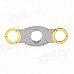 Portable Steel Cigar Cutter Knife - Golden + Silver