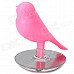 Creative Magnetic Bird Taking Care of Eggs Display Decoration Toy - Pink + White