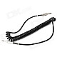 Instrument Guitar Bass Audio Connection Cable Cord - Black (3m-Length)