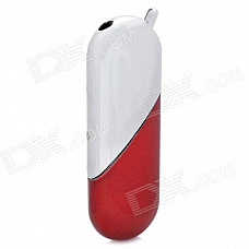 Unique Love Heart Style Butane Gas Lighter - Red + Silver