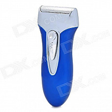 Creative Electric Shaver Style Butane Lighter - Blue + Silver