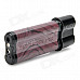 Stylish Butane Gas Lighter - Purple + Black