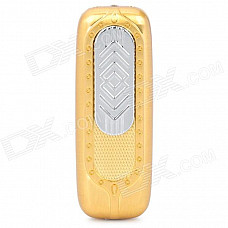 USB Rechargeable Electronic Cigarette Lighter w/ Money Detector - Golden