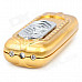 USB Rechargeable Electronic Cigarette Lighter w/ Money Detector - Golden