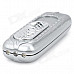 USB Rechargeable Electronic Cigarette Lighter w/ Money Detector - Silver