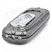 USB Rechargeable Electronic Cigarette Lighter w/ Money Detector - Silvery Grey