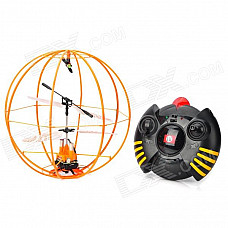 3.5-CH Infrared R/C Flying Ball Frame w/ Gyro - Orange + White (6 x AA)