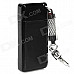 Cool Pai Gow Style Butane Gas Lighter with Keychain - Black + White + Red