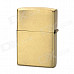 Cool 3D Rose Style Fluid Fuel Lighter - Golden