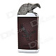 Eagle Head Style Butane Lighter - Brown + Dark Silver