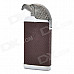 Eagle Head Style Butane Lighter - Brown + Dark Silver