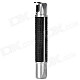 Mini Cylinder Shape Butane Gas Lighter - Black+ + Silver