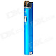 Long Strip Shape Butane Gas Lighter w/ On / Off Slider - Silver