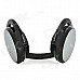 ORICORE Rechargeable Stereo Bluetooth V2.1 Headset Headphone with Microphone - Silver + Black