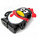 Cute Penguin Style Butane Lighter - Black + White + Red