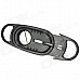 Portable Plastic and Stainless Steel Cigar Cutter Knife - Black