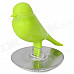 Creative Magnetic Bird Taking Care of Eggs Display Decoration Toy - Green + White