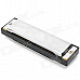 Mini 10-Hole C-Tone Harmonica - Black + Golden