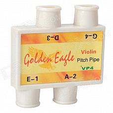 Instrument 4-Hole Violin Pitch Pipe - White