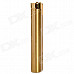 AM228 Cuboid Shaped Stainless Steel Windproof Gas Lighter - Golden