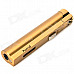 AM228 Cuboid Shaped Stainless Steel Windproof Gas Lighter - Golden