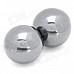 Magnet Buzzing Round Ball Toy - Black (Pair)