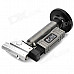 1300'C Zinc Alloy + Plastic Butane Jet Torch Lighter - Black + Silver