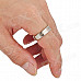 Cool Elvish Pattern Magnetic Ring - Silver (2cm Diameter)