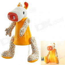 Cute Horse Doll Style Night Lamp - Yellow + White