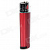 Cool J961 Wildfire Butane Gas Lighter - Red + Silver