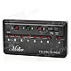 Portable Chromatic Auto Digital Tuner for Guitar - Black (2 x AAA)