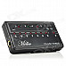 Portable Chromatic Auto Digital Tuner for Guitar - Black (2 x AAA)