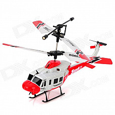 Mini Rechargeable 3.5-CH IR Control Simulation R/C Helicopter - Red + White + Black