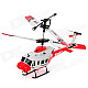 Mini Rechargeable 3.5-CH IR Control Simulation R/C Helicopter - Red + White + Black