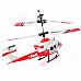 Mini Rechargeable 3.5-CH IR Control Simulation R/C Helicopter - Red + White + Black